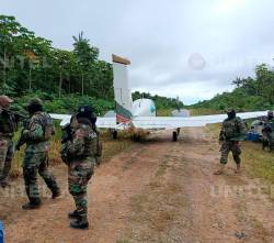 Enfrentamiento armado: Frustran salida de narcoavioneta con más de media tonelada de droga en el trópico