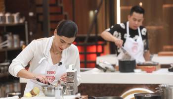 La frustración de Vero Pérez al arruinar la crema de su plato 