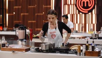 El clamor de ayuda de Malena al verse en problemas en la cocina 