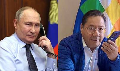 Putin y Arce hablan por teléfono para “profundizar” las relaciones bilaterales y trazar proyectos sobre comercio y energía