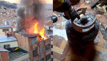 La Paz: En menos de 24 horas tres incendios sucedieron en un restaurante temático, una chifa y en un edificio 