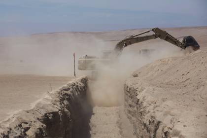 Avanza construcción de zanjas en la frontera entre Chile y Bolivia; en Pisiga dicen que no tienen información oficial