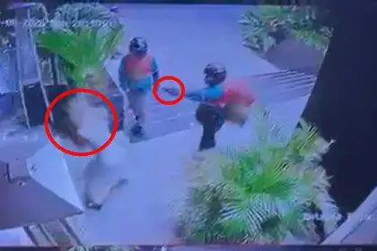 Arrestan a dos personas por el ataque a Nadia Beller; tenían en su poder los cascos de los sicarios