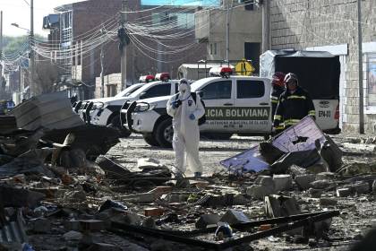 Un militar, un policía y un adolescente entre los heridos más graves de las explosiones en un cuartel de Viacha
