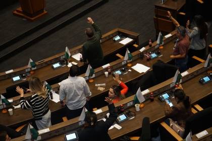Crónica de sesión para definir al fiscal general interno: cinco votaciones fallidas y la elección de un nombre que se propuso al final