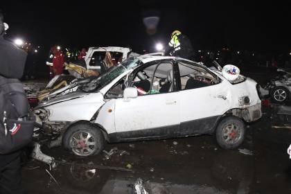 Sale a la luz el video del avión accidentado en El Alto arrasando todo a su paso