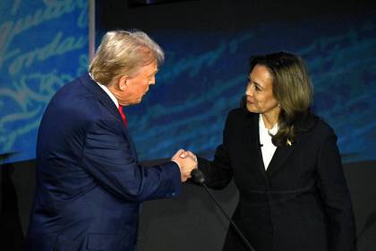 Kamala Harris y Donald Trump protagonizan un encendido debate, el único que habrá entre ambos en la carrera presidencial