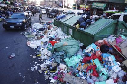 Alcaldía de La Paz declara situación de emergencia ante basura acumulada en las calles