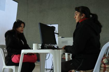No se observan filas en el penúltimo día de empadronamiento en el país