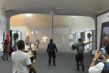 Incendio obliga a evacuar la COP30 en Brasil; Lara y la delegación boliviana “se encuentran a buen resguardo”