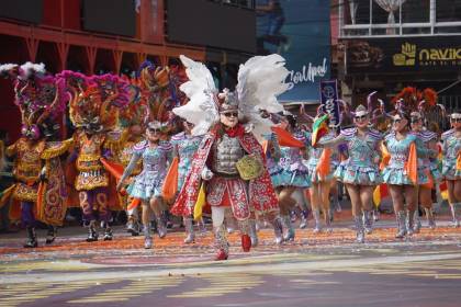 El espectacular Carnaval de Oruro brilla con las danzas bolivianas, que son Patrimonio de la Humanidad