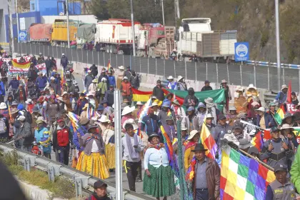 Tras arribo de campesinos de Cochabamba, Potosí y Oruro a El Alto, convocan a marcha al centro de La Paz para este miércoles