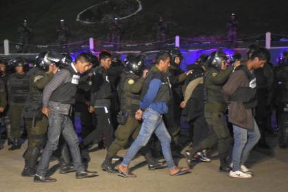 Defensoría del Pueblo descarta torturas a los bloqueadores aprehendidos en Parotani