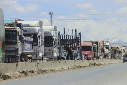 “8 de cada 10 camiones están parados haciendo cola por combustible”, señalan exportadores