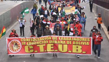 Magisterio urbano acepta diálogo con el Gobierno pero anuncia el bloqueo de las mil esquinas este martes en La Paz
