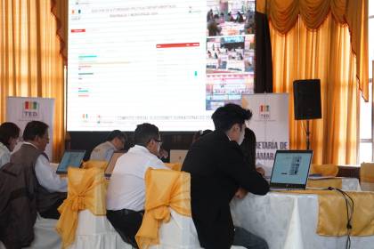 A cuatro días de la votación, solo falta el cierre del cómputo de los departamentos del eje central 
