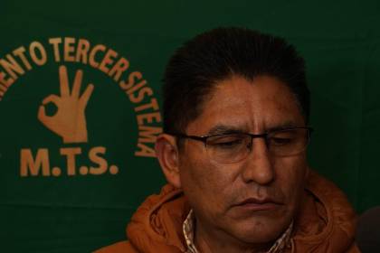“El MTS no ha recibido ninguna sanción”, dice Patzi y señala que Alianza Popular se mantiene