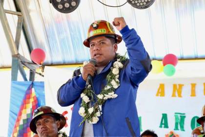 Loza saluda a Lara como “presidente en ejercicio” y le pide que abrogue decretos del diésel y Estado de excepción
