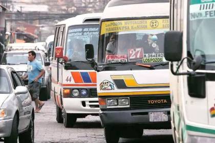 Censo: Transporte público confirma que acatará paro cívico este viernes 6 de septiembre en Santa Cruz