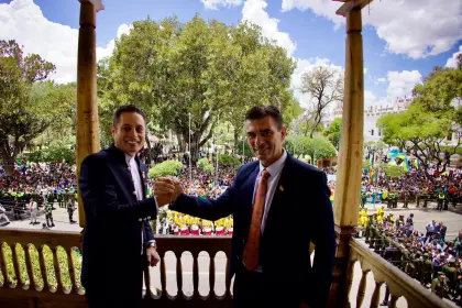 “Se vienen tiempos mejores”: Paz y Lara agradecen a Bolivia tras entrega de credenciales