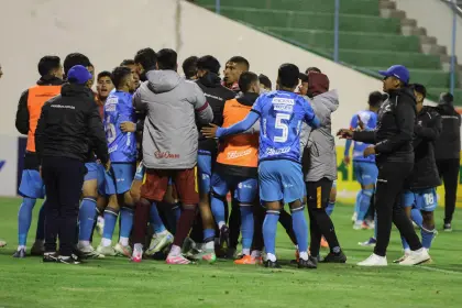 Trifulca en Oruro: Estos son los jugadores de Blooming que fueron expulsados y no estarán en las ‘semis’