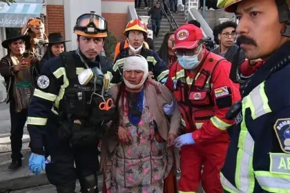 Comerciante resultó gravemente herida en la cabeza durante enfrentamiento entre evistas y la Policía 