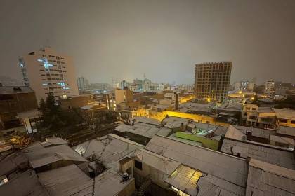 Oruro, en alerta por otra nevada: Disponen clases virtuales y las autoridades piden precaución en las plazas y las calles