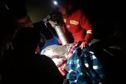 Un camión cargado con coca se precipita en un barranco de los Yungas y deja tres personas heridas; se reportan fallecidos 