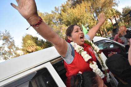 Ruth Nina sale de la cárcel tras más de dos meses por sus dichos de “contar muertos en lugar de votos”