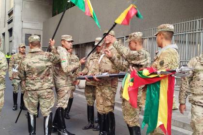 Cierran la plaza Murillo para el último ensayo del acto de posesión de Paz