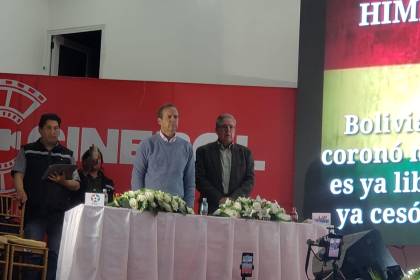 Tuto durante foro en El Alto: “Voy a garantizar el respeto a la libre expresión” 