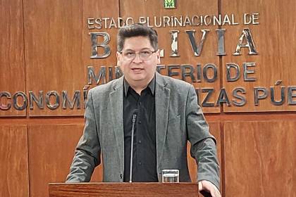 Ministro rechaza denuncia de Evo sobre supuesto desvío de fondos de la Gestora a cuentas personales de Arce