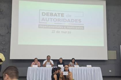 Debate: ¿Cuál es el orden de participación de los candidatos a la Gobernación de Santa Cruz?