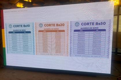 BCB difunde los números de serie de los billetes inhabilitados sustraídos del avión accidentado