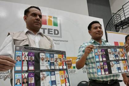 El Padrón Electoral tiene 7.937.138 votantes, Santa Cruz es el departamento con más habilitados
