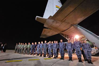 Retornó a Bolivia la misión humanitaria que viajó a Venezuela para brindar ayuda a víctimas del doble terremoto