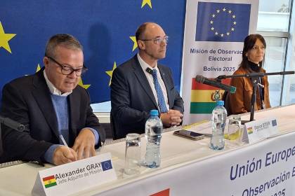 Misión Europea anuncia que llegarán más de 100 observadores para las elecciones