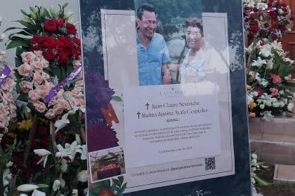 En medio del dolor y un pedido de justicia dieron el último adiós a la pareja asesinada en Vinto