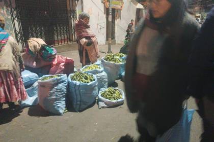 En puertas del fin de semana largo, los precios de las verduras suben en La Paz