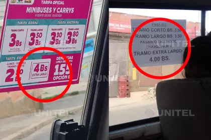 “No hay tarifa extralarga”: La Alcaldía anuncia sanciones para los choferes que cobran Bs 4 en el tramo a la zona Sur de La Paz