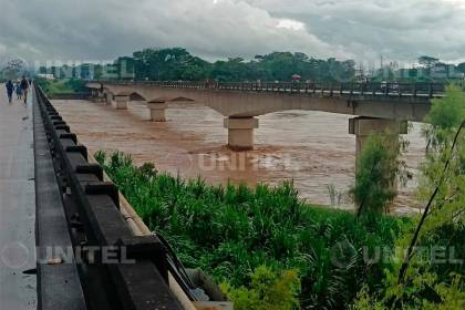 Searpi pide evitar acercarse a los ríos: el Surutú y el Yapacaní son los afluentes con mayores crecidas