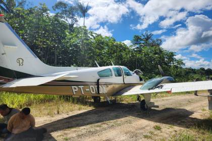 Felcn frustra salida de avioneta con droga y aprehende a dos personas en Chimoré