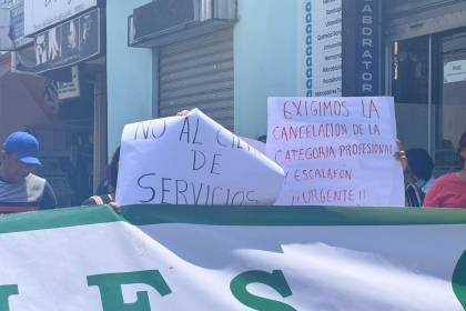 Trabajadores anuncian nuevo paro de salud de 48 horas en los tres niveles de atención