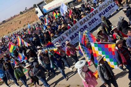 Gobierno envía carta a la ONU y la CIDH denunciando “actos de desestabilización” por la marcha evista