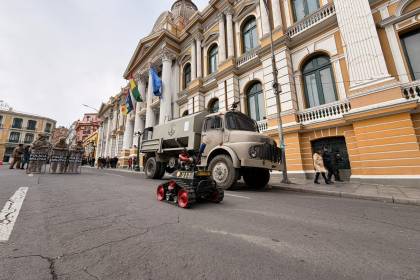 Tras gasificación, marcha de la COB se desconcentra y se retira de los alrededores de la plaza Murillo