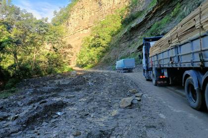 ABC habilita la ruta a los Valles cruceños tras los trabajos de mantenimiento debido a los derrumbes