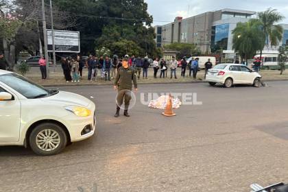 Peatón muere tras ser impactado por un vehículo cuando cruzaba una avenida