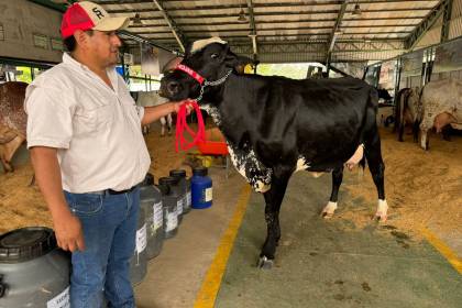 Expocruz 2024: Catalina FIV rompió el récord de producción lechera