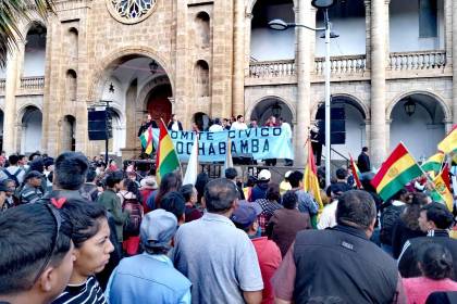 Cívicos de Cochabamba convocan a marcha para este jueves en rechazo a los bloqueos 