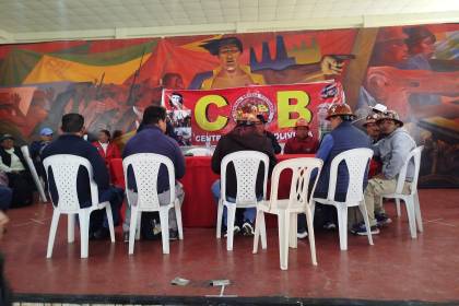 COB decide asistir al diálogo con el Gobierno, pero continuará con las protestas
